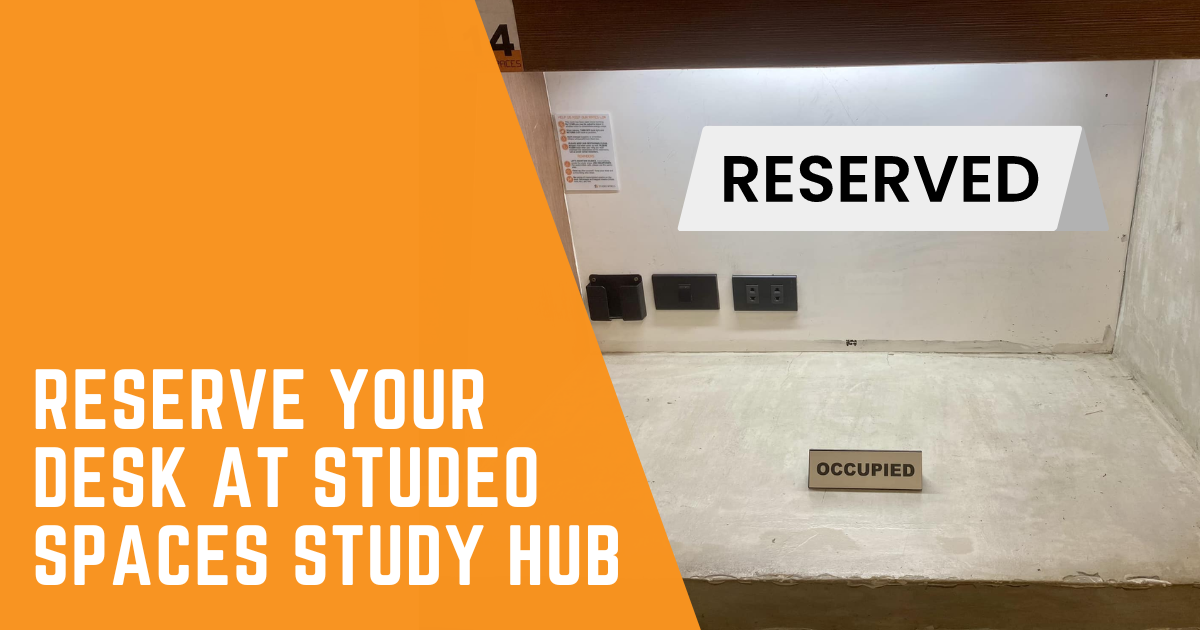 Reserve Your Desk at Studeo Spaces Study Hub