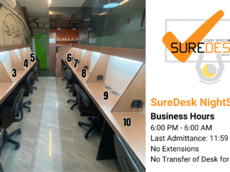 Studeo Spaces SureDesk NightShift Desk Map