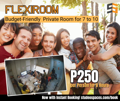 FlexiRoom Conference Room for 8 to 10 Persons