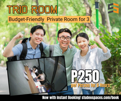Trio Room Private Room for 3 People